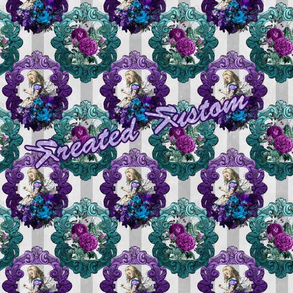 Alice in Wonderland's Framed Alice - Stylish Handbag with Shoulder Strap - Picture 2 of 6